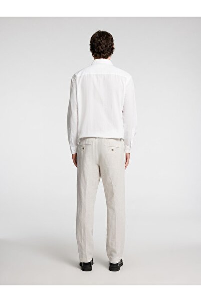 Selected Homme Hose aus Leinengemisch 196 Straight Fit