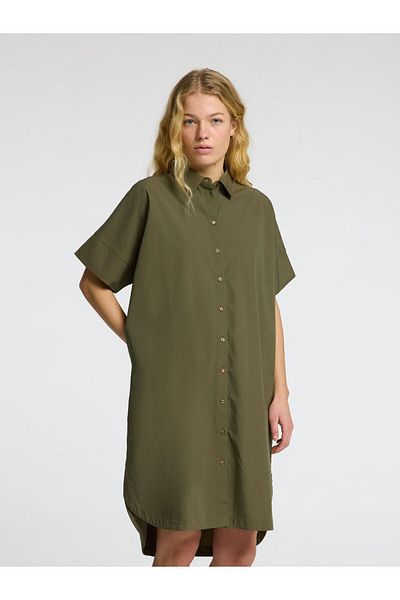 Selected Femme Blusenkleid Baumwoll