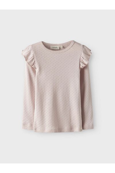 Lil' Atelier Oberteil mit langen Ärmeln Slim Fit