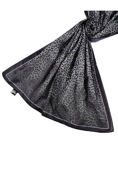 mim eşarp Enba Soft Cotton Leopard Patterned Shawl 75X190 cm