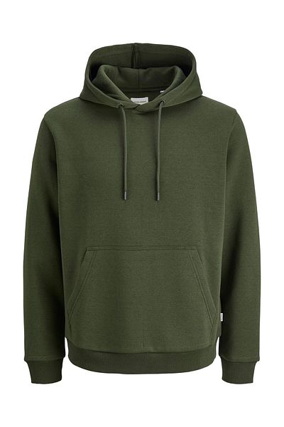 Jack & Jones Plus Kapuzenpullover Plus Size Einfarbig Kapuzenpullover