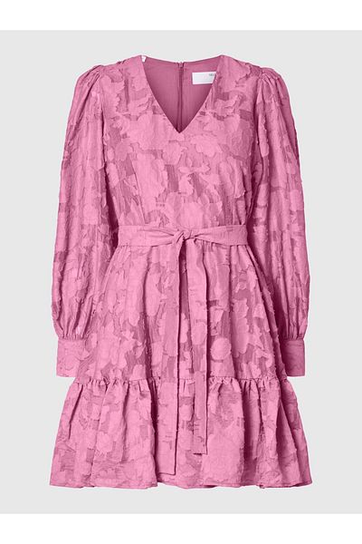 Selected Femme Minikleid Geblümtes Langarm