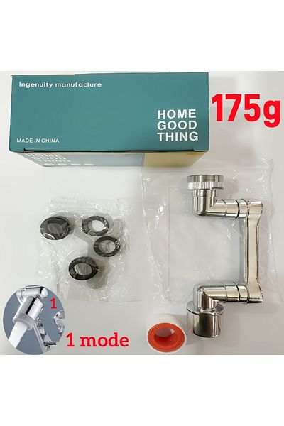 Choice Degree Single Stainless steel Faucet Extender 1080 °Swivel Water Tap Nozzle Faucet Sprayer Universal