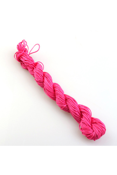 Choice حبل عقدة صيني من النايلون، 23 لونًا، مقاس 1 مم، من خيط المكرمية شامبالا، خيط خرز، حبل من أجل