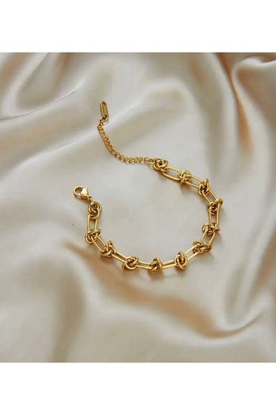 sulyra Steel Unisex Knot Tiffany Model Bracelet