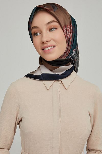 Armine Silk Scarf - 8620D-07 - Sura