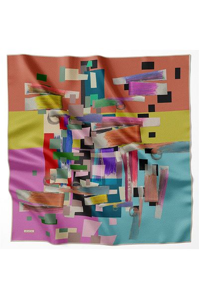 Armine Silk Scarf - 8727D-51 - Tivil