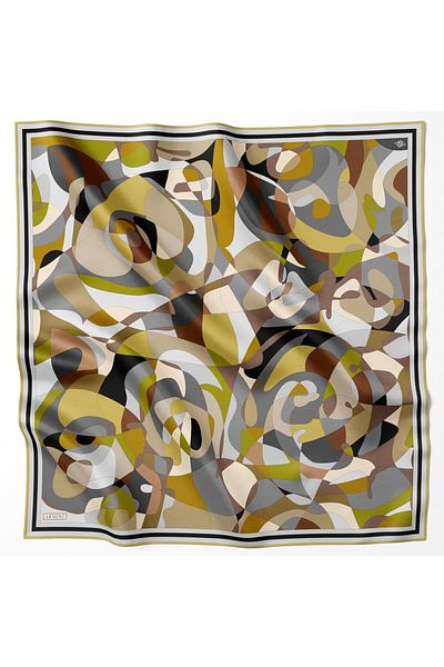 Armine Silk Scarf - Nostalgia Series - 8926d-32 - Tivil