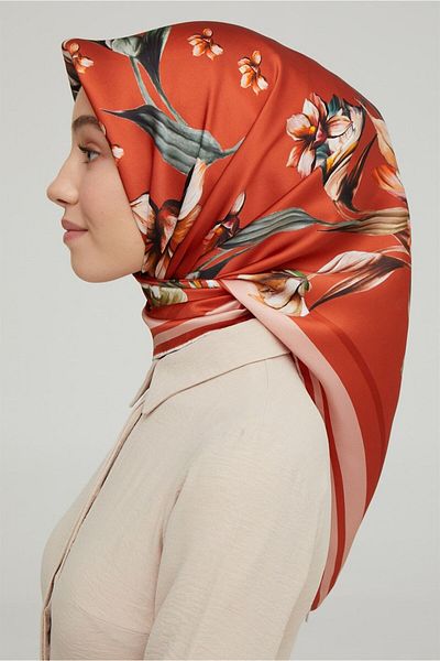Armine Silk Scarf - Sura 8662D-07