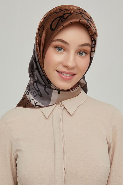 Armine Μεταξωτό Φουλάρι 8637D-07 Παπούτσια Sura Model