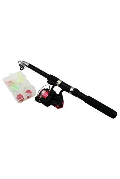 shopwave SET DE PESCA CU GEANT DE DIMENSIUNE MEDIE 2.10MT. TROȚĂ TELESCOPICĂ ...