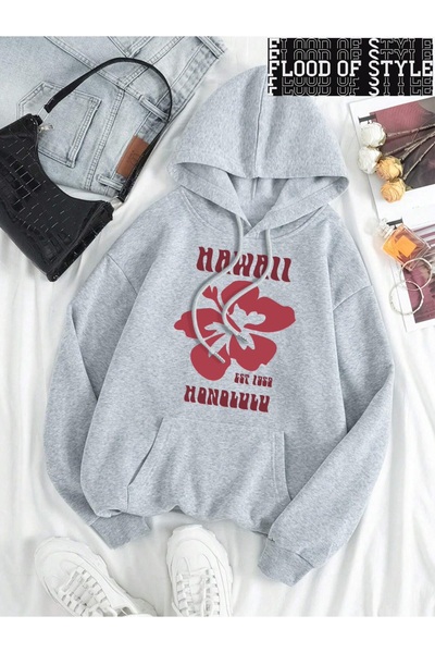 Flood Of Style Хип-хоп Хараджуку Винтидж стил Хавай Ест 1959 Хонолулу Сив