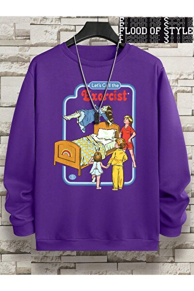 Flood Of Style Hip Hop Harajuku Stil vintage Să-l apelăm pe exorcistul Violet