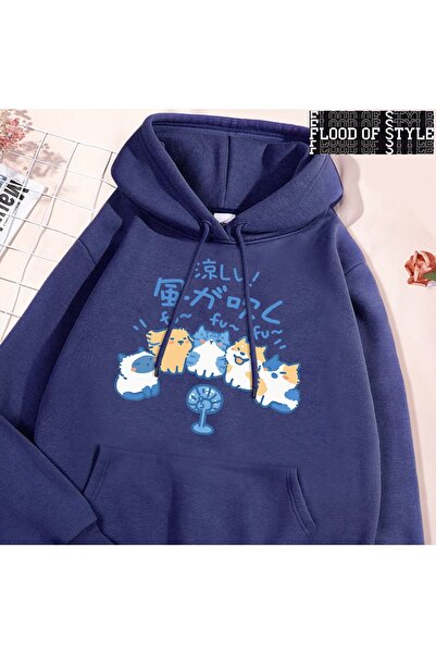 Flood Of Style Hip Hop Harajuku Vintage Style 5 γάτες που φυσάνει οπλισμό σε ...