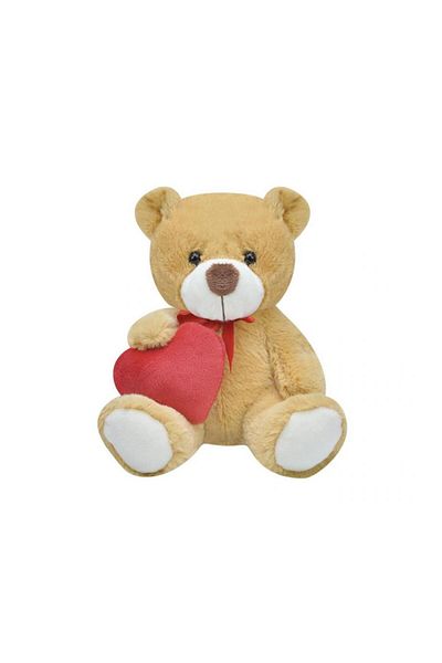 Skygo 15 cm Plush Heart Bear - Gift for Lover