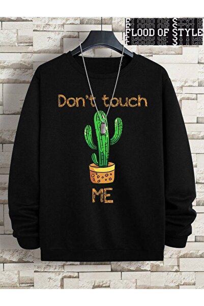 Flood Of Style Hip Hop Harajuku Stil Vintage Nu mă atingeți, sunt un cactus N...