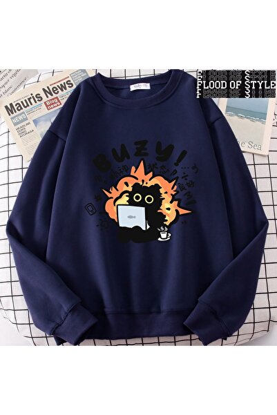 Flood Of Style Hip Hop Harajuku Stil vintage Stabilitate Statut Fun pisică Dr...