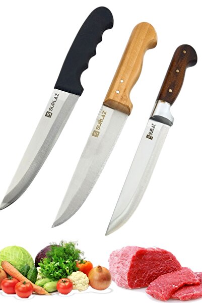 SürLaz Sürmene 3 Parça Kurban Bıçak Seti