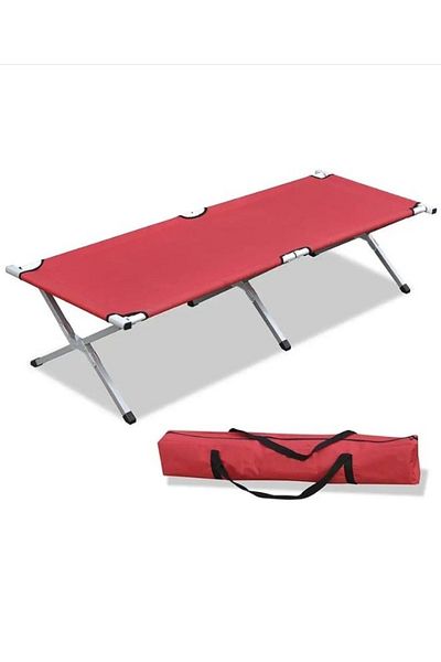 smart home Outdoor Folding Camping Bed, Extra Wide Travel Sleeping Bed with Carrying Bag for Adults Kids