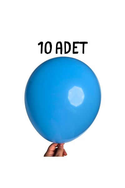 Balon marketi Balloonist Sister 12 Inch Blue Latex Balloon - Pack of 10 (Indoor & Outdoor Compatible) Birthday Concept