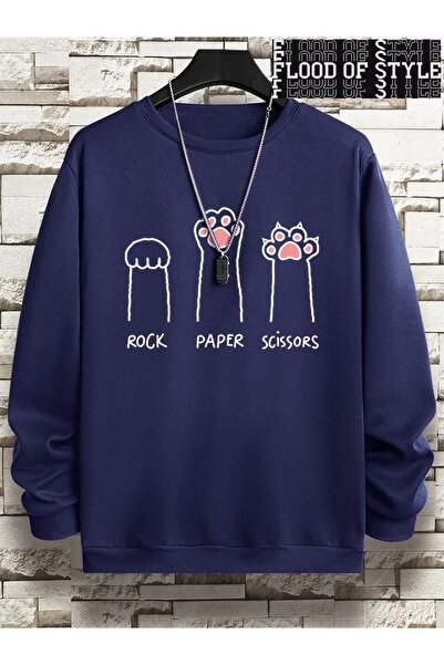 Flood Of Style Hip Hop Harajuku Stil vintage Rock foarfece de hârtie Cat'S Pa...