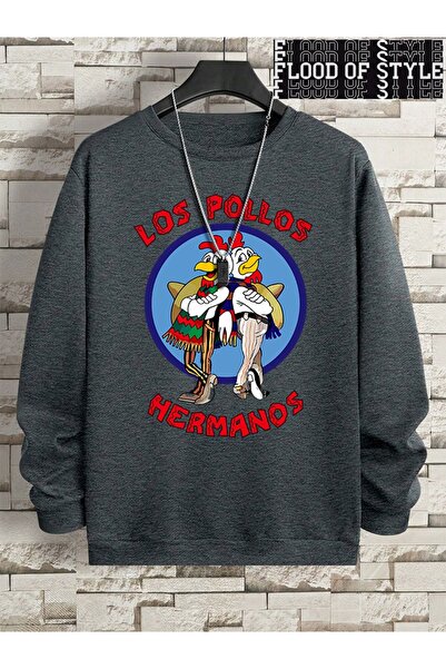 Flood Of Style Hip Hop Harajuku Stil Vintage Pui Frate Amuzant Gri