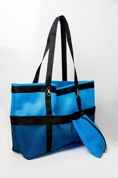 HOLIDAY BAG Beach Bag Set (1 Beach Bag + 2 Beach Towels + 2 Slippers)