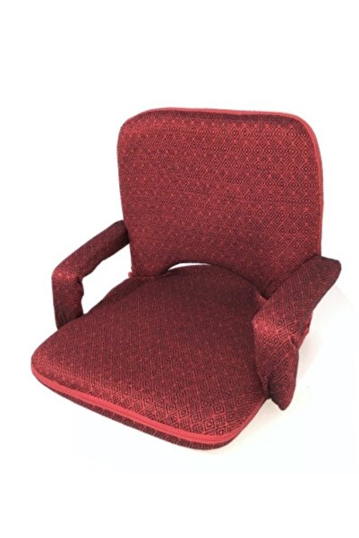 smart home كرسي أرضي عربي تقليدي قابل للطي مع مسند للذراعين ومسند ظهر قابل لل...