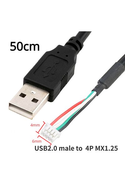 Choice كابل ذكر إلى 4P MX1.25 USB إلى 4P xh2.54 USB إلى 4P MX1.25 USB إلى PH2.0 USB USB2.0 أنثى/ذكر