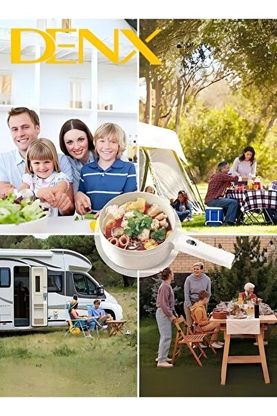 Denx 2L Electric Hot Pot with Steamer & Temperature Control, Non-Stick   DX1769