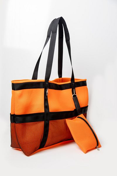 HOLIDAY BAG Beach Bag Set (1 Beach Bag + 2 Beach Towels + 2 Slippers)