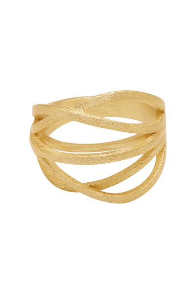 Heideman Ring Damen Arcus Goldfarben Sportlich, Elegant