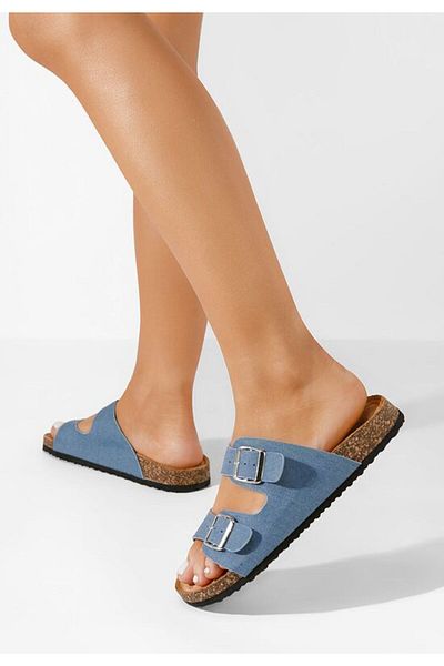 B T Shoes Papuci dama Evet V2 denim