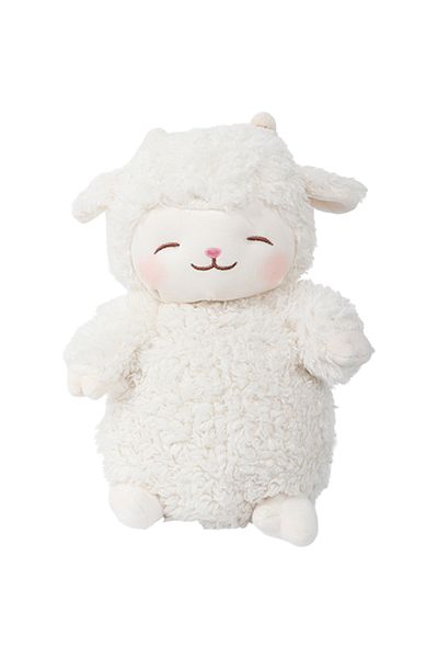 Choice White Kawaii Sweet White Sheep Lam Hold Tulip Flower Plush Doll Soft Stuffed Lamb With Tulip Plushie