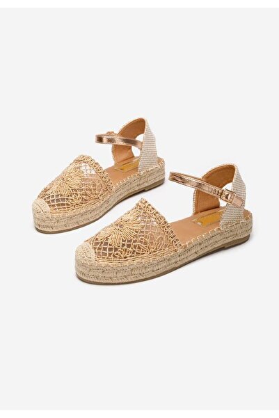 B T Shoes Espadrile dama Anlonia champagne