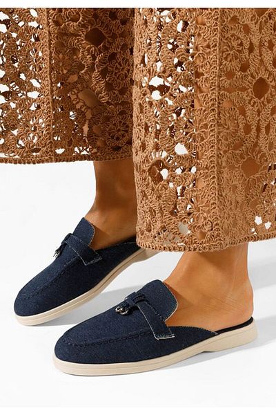 B T Shoes Saboti dama Maritilia navy