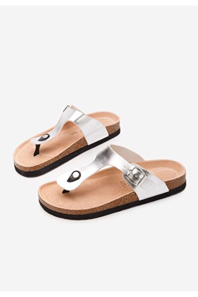 B T Shoes Women's Rosanhi V2 silver slippers