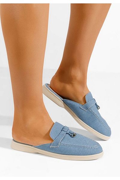 B T Shoes Saboti dama Maritilia denim