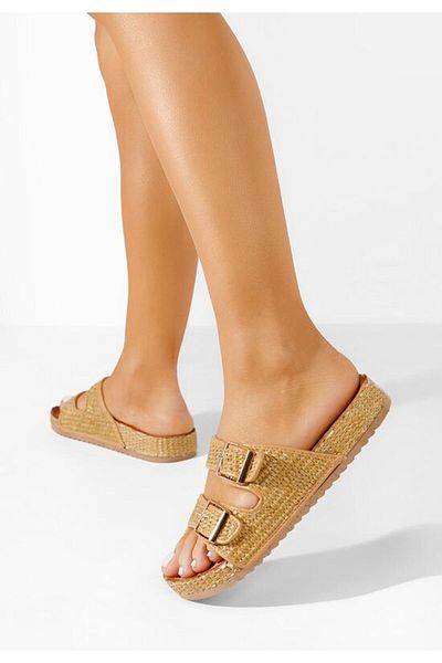 B T Shoes Women's slippers Caellia khaki