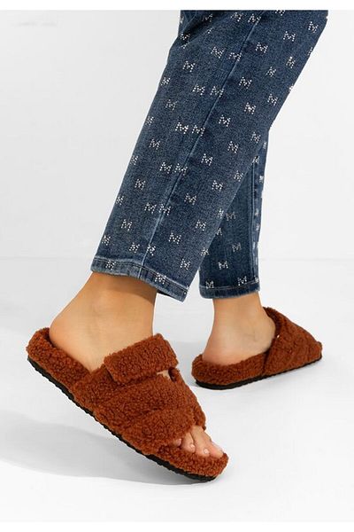 B T Shoes Papuci dama Merrill camel