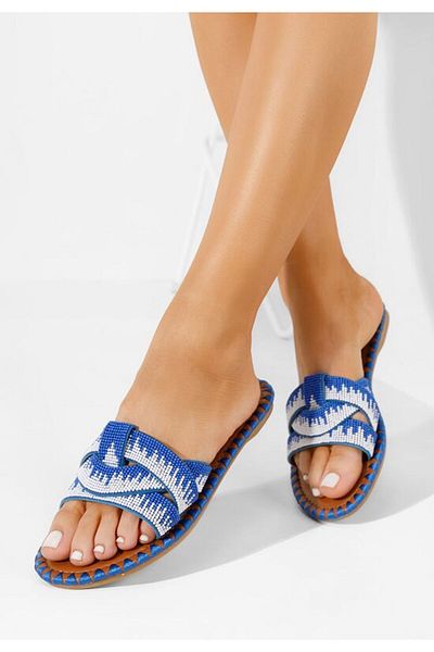 B T Shoes Papuci dama Cerissa albastri