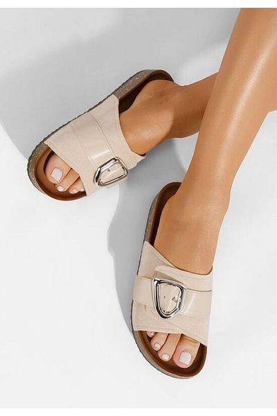 B T Shoes Papuci dama Isabelle bej