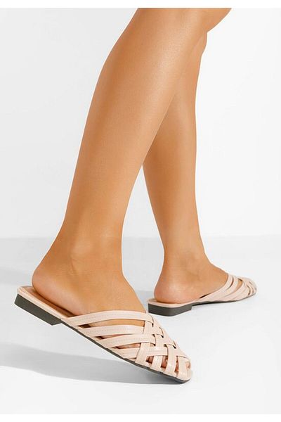B T Shoes Papuci dama Mariela bej