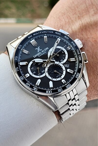 Daniel Klein Dial Black Cord Gray Color Adjustable Cord Watch Indicators Acti...