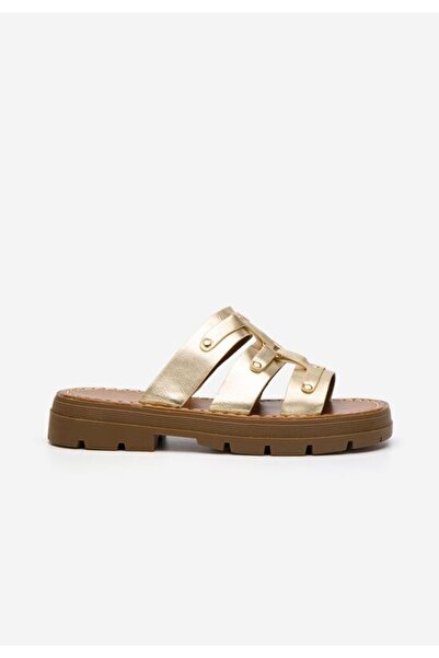 B T Shoes Papuci dama Cameia aurii