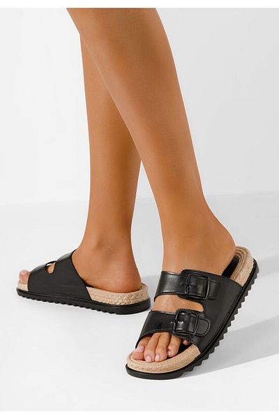 B T Shoes Miramar women's slippers, black