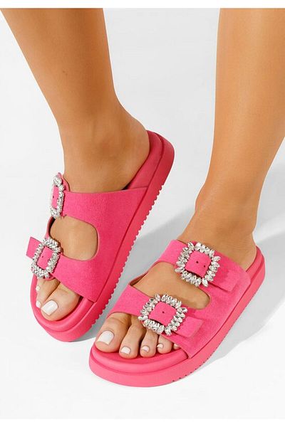 B T Shoes Women's slippers Galena fuchsia