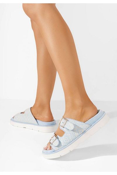 B T Shoes Papuci dama Dayanna bleu