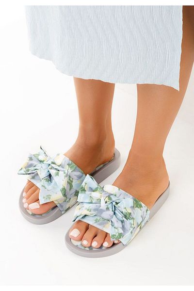B T Shoes Papuci dama Campoline gri