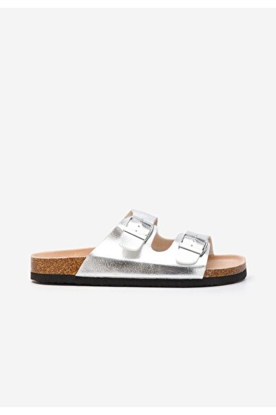 B T Shoes Women's Vanasia silver slippers